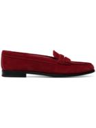 Church's Suede Kara Flat Loafers - Red