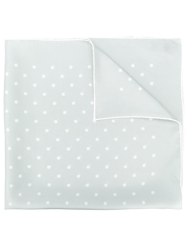 Holland & Holland Polka Dot Scarf - Blue