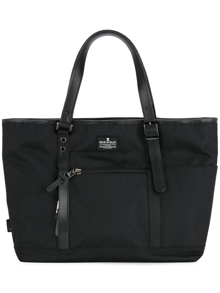 Makavelic Chase Boat Type Canvas Tote - Black