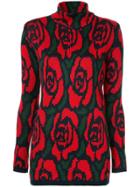 Bevza Roses Knitted Jumper - Red