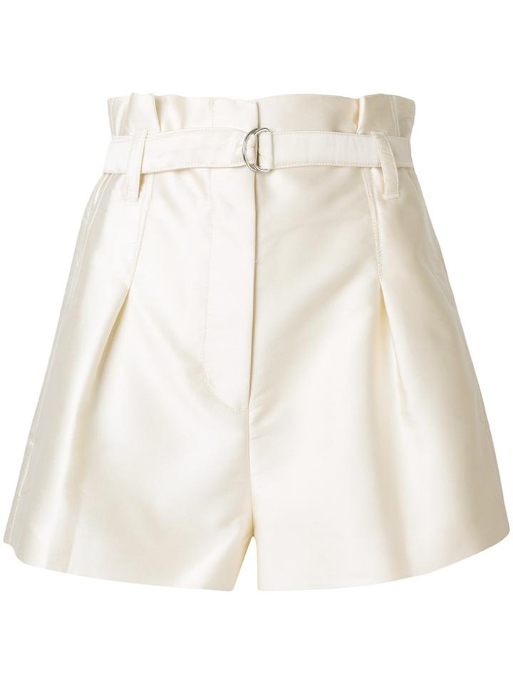 3.1 Phillip Lim Satin Origami Shorts - White
