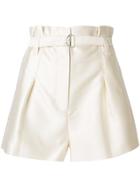 3.1 Phillip Lim Satin Origami Shorts - White