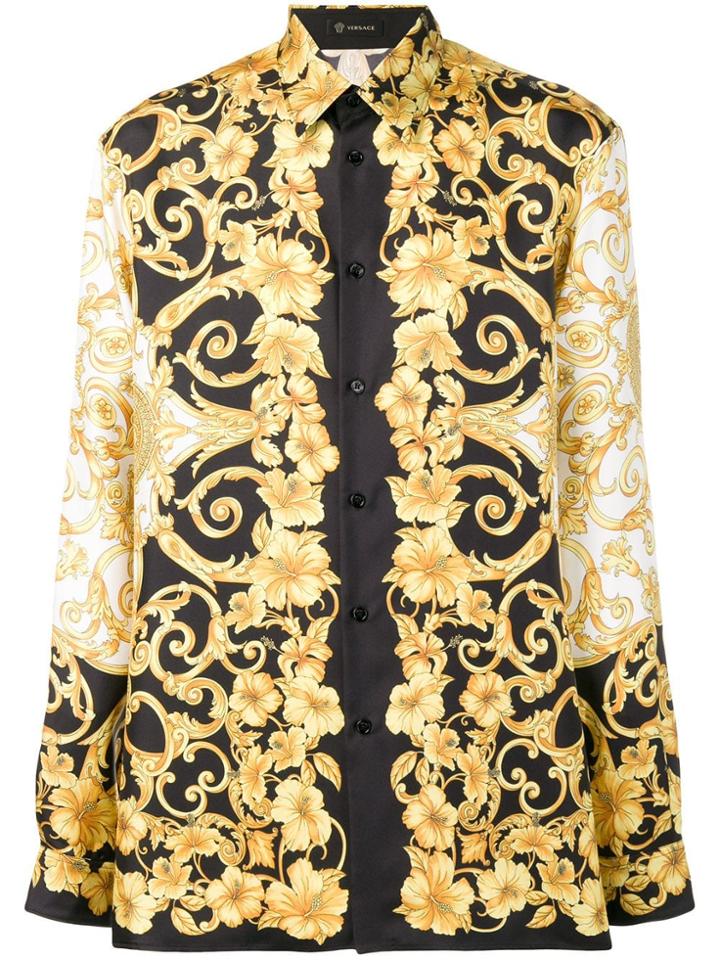 Versace Patterned Shirt - White