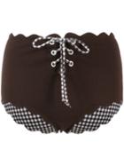 Marysia High Waisted Bikini Bottoms - Brown