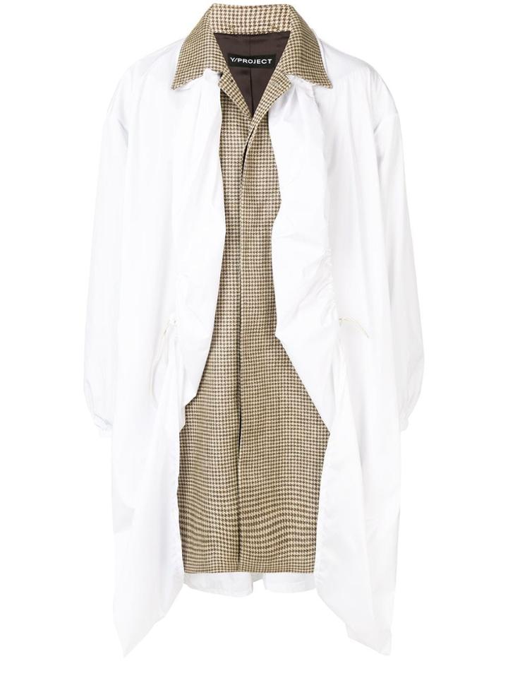 Y / Project Covered Coat - Neutrals