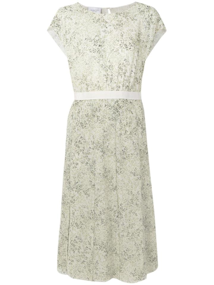 Giambattista Valli Floral Flared Midi Dress - Green