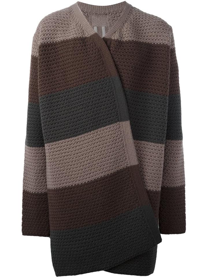 Rick Owens Oversized Cardigan, Men's, Size: Large, Wool