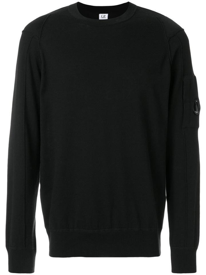 Cp Company Sleeve Pocket Detail Sweatshirt - Black