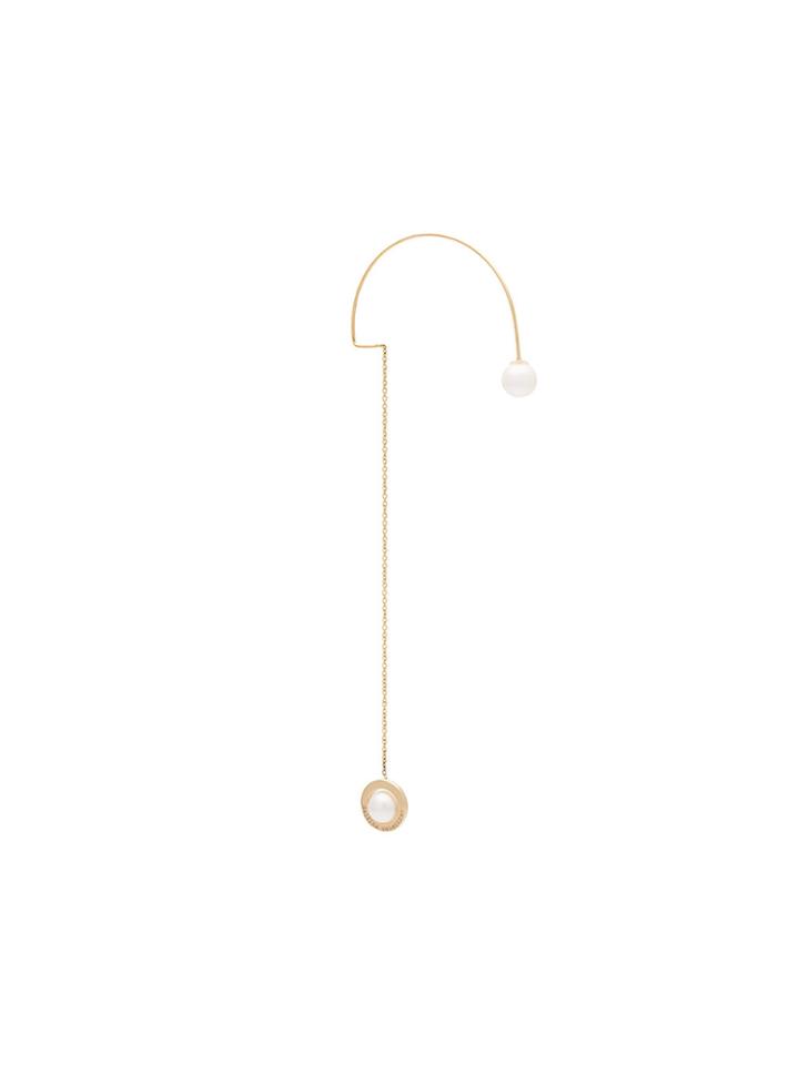 Delfina Delettrez 19kt Gold Fishing For Compliments D Earring -