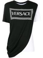 Versace Draped Logo T-shirt - Black