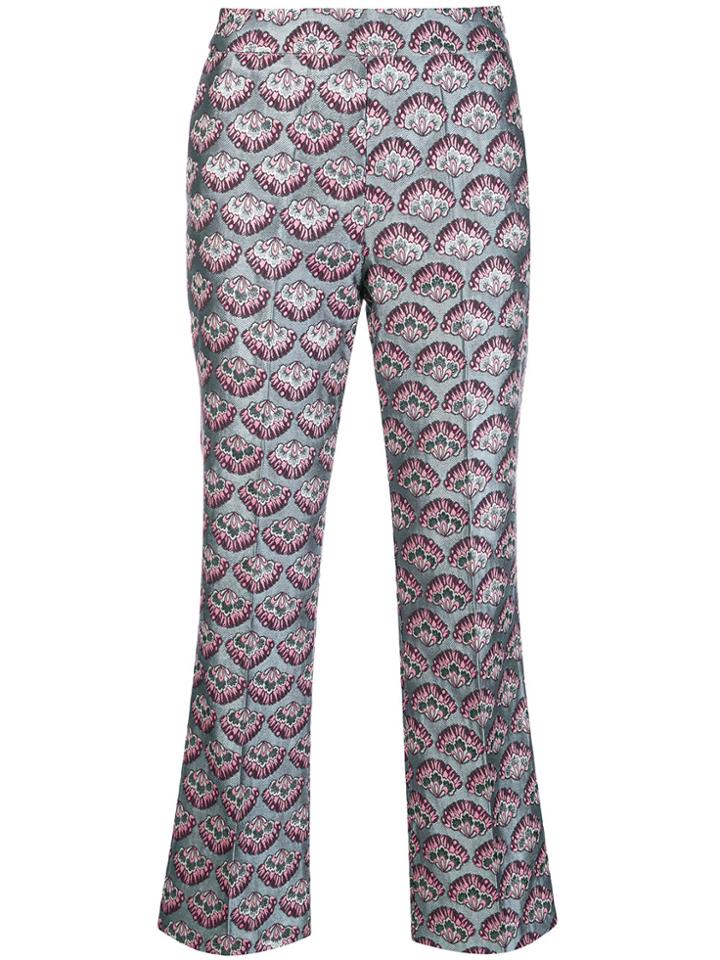 Blugirl Jacquard Trousers - Grey
