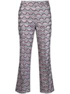 Blugirl Jacquard Trousers - Grey