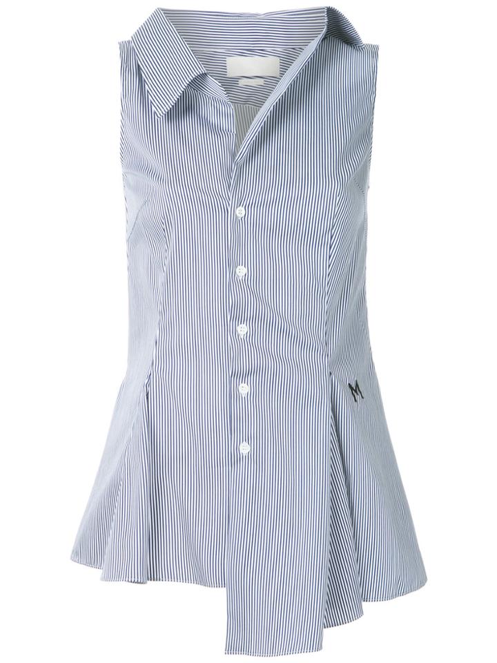 Monse Sleeveless Flared Shirt - Blue