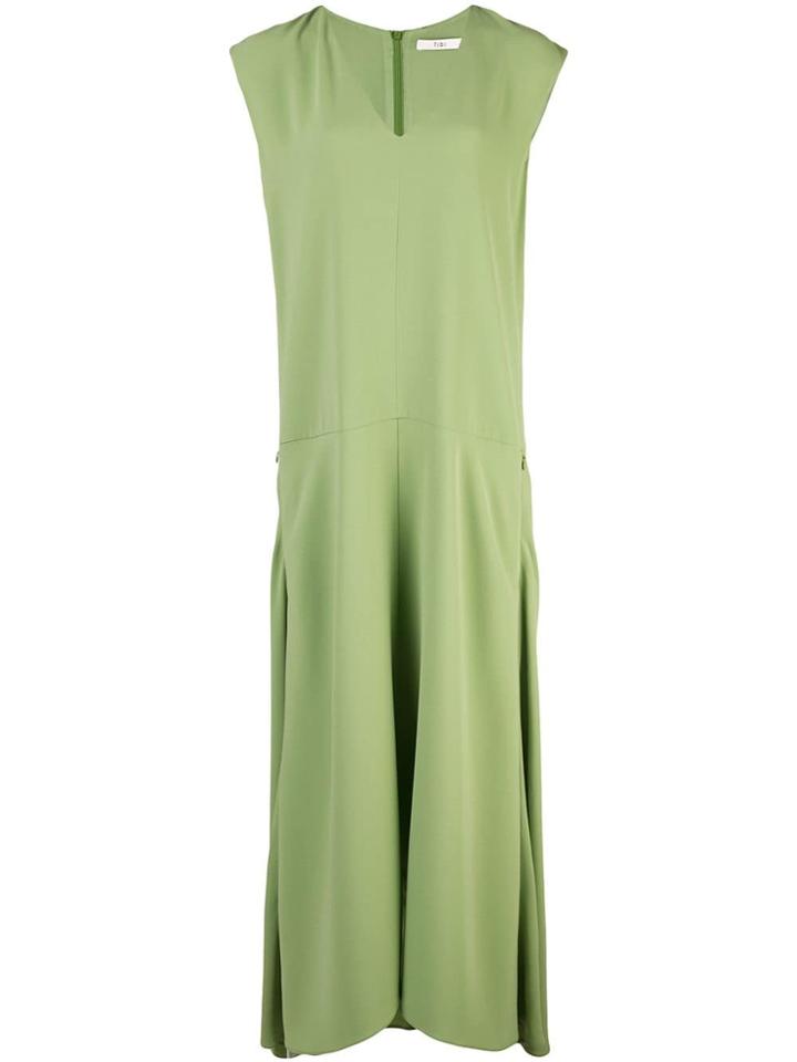 Tibi Spring V-neck Dress - Green