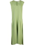 Tibi Spring V-neck Dress - Green