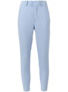 Dondup Ankle Length Trousers, Women's, Size: 38, Blue, Acetate/viscose