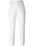 Haider Ackermann Drop Crotch Cropped Trousers - White