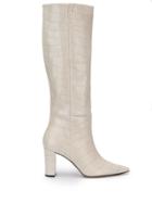 Marc Ellis Heeled Boots - White