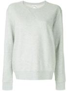The Upside Distressed Logo Sweatshirt - Grey