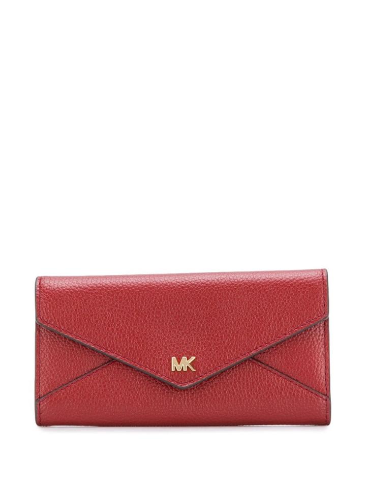 Michael Michael Kors Mott Tri-fold Wallet - Red