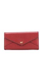 Michael Michael Kors Mott Tri-fold Wallet - Red