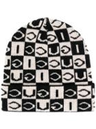Gucci Knitted Logo Beanie - Black