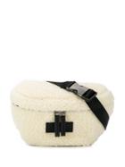Eastpak Faux Shearling Belt Bag - White