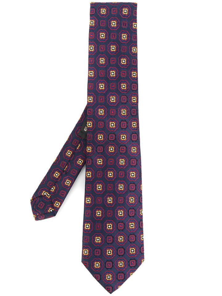 Etro Geometric Pattern Tie - Multicolour