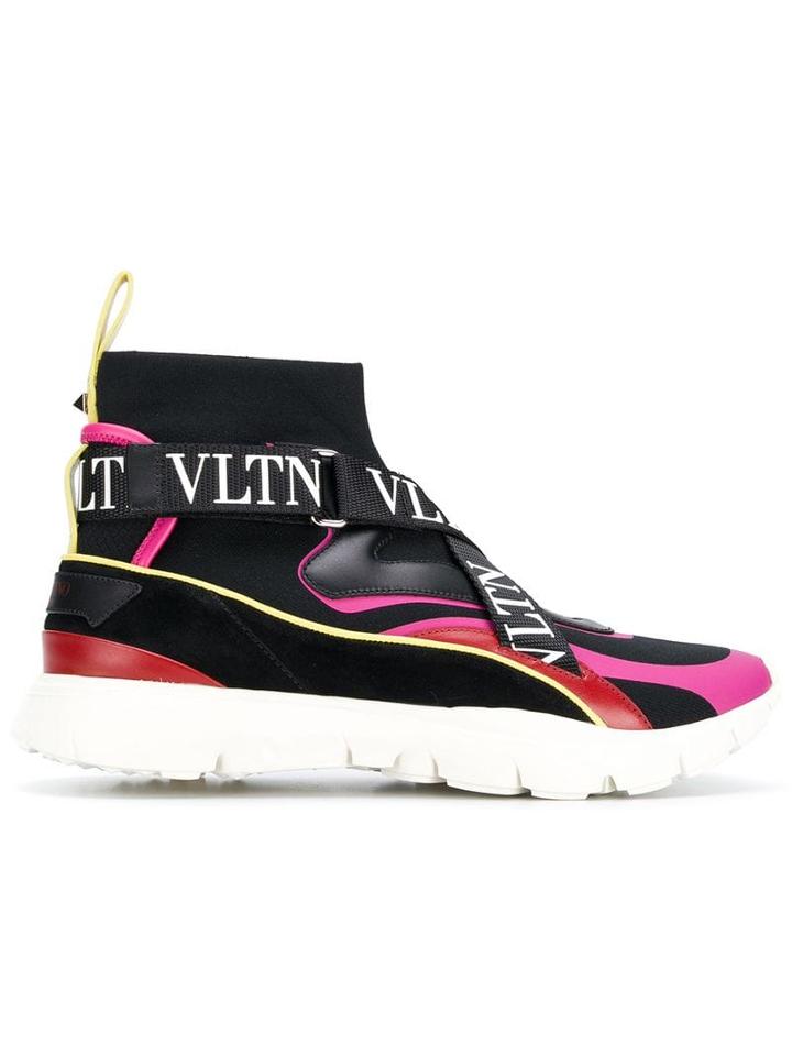 Valentino Valentino Garavani Heroes Hi-top Sneakers - Black