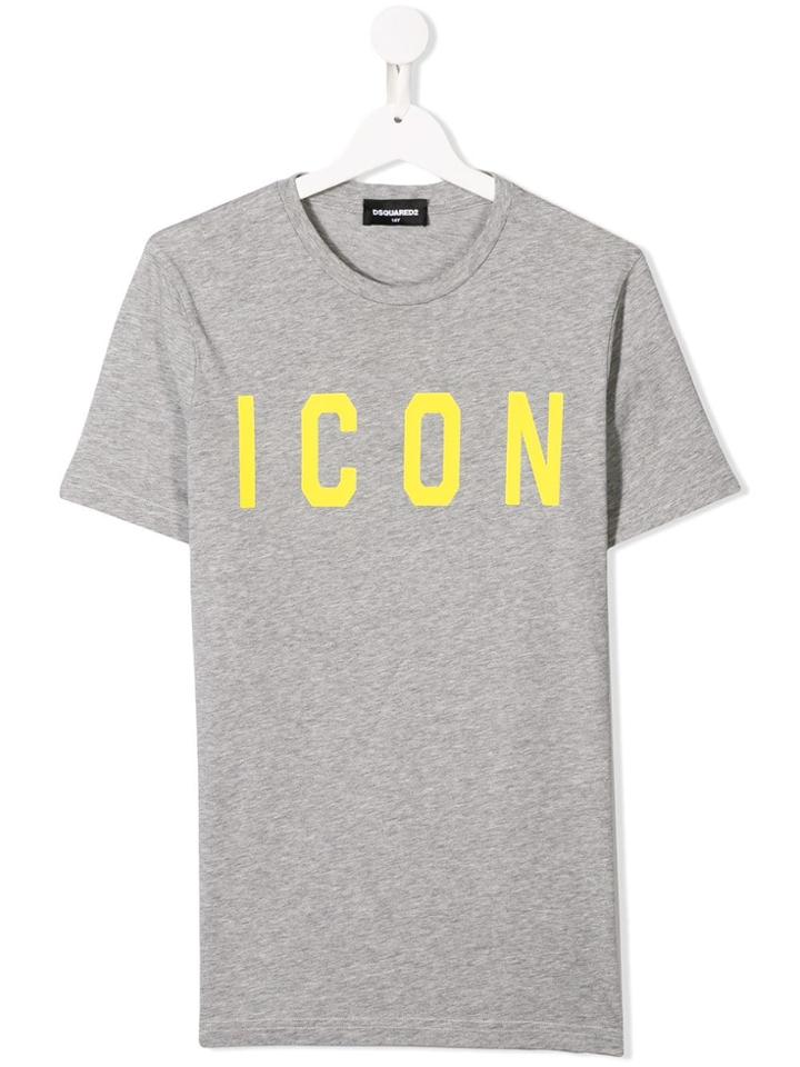 Dsquared2 Kids Icon Logo T-shirt - Grey