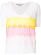 Ermanno Scervino Contrast Lace Trim Knitted Jumper - White