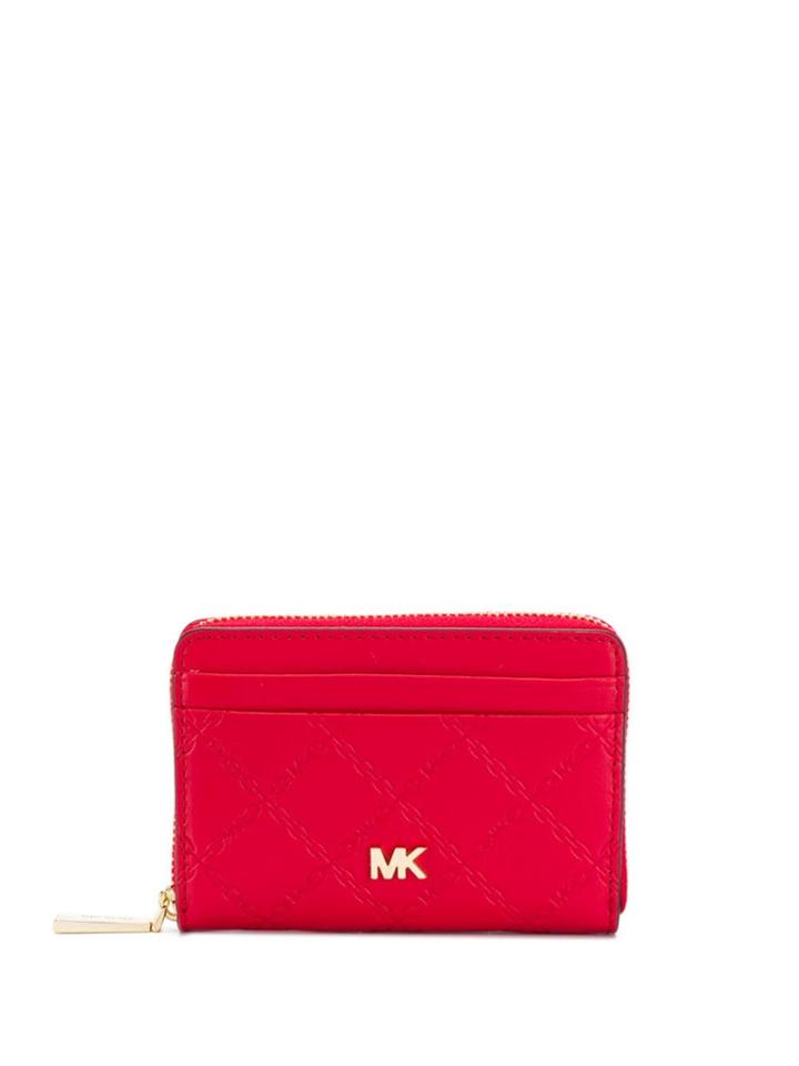 Michael Michael Kors Logo Zipped Wallet - Red