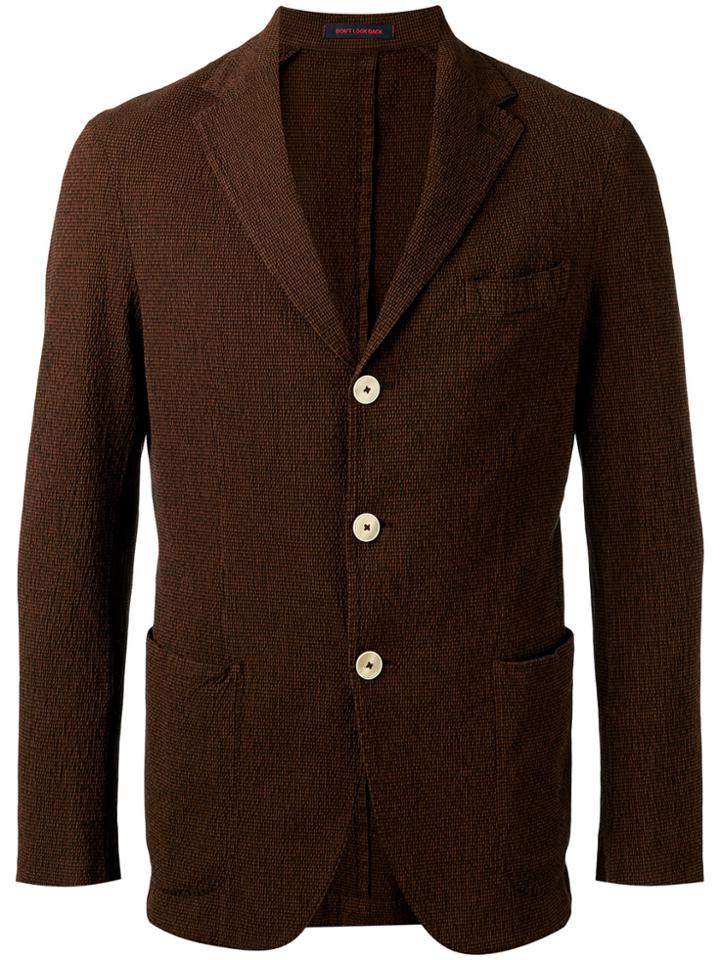 The Gigi Single Breasted Blazer - Brown