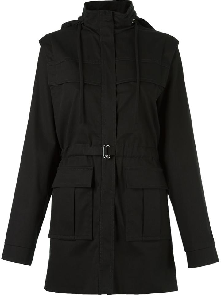 Gloria Coelho Removable Hood And Sleeves Coat