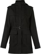 Gloria Coelho Removable Hood And Sleeves Coat