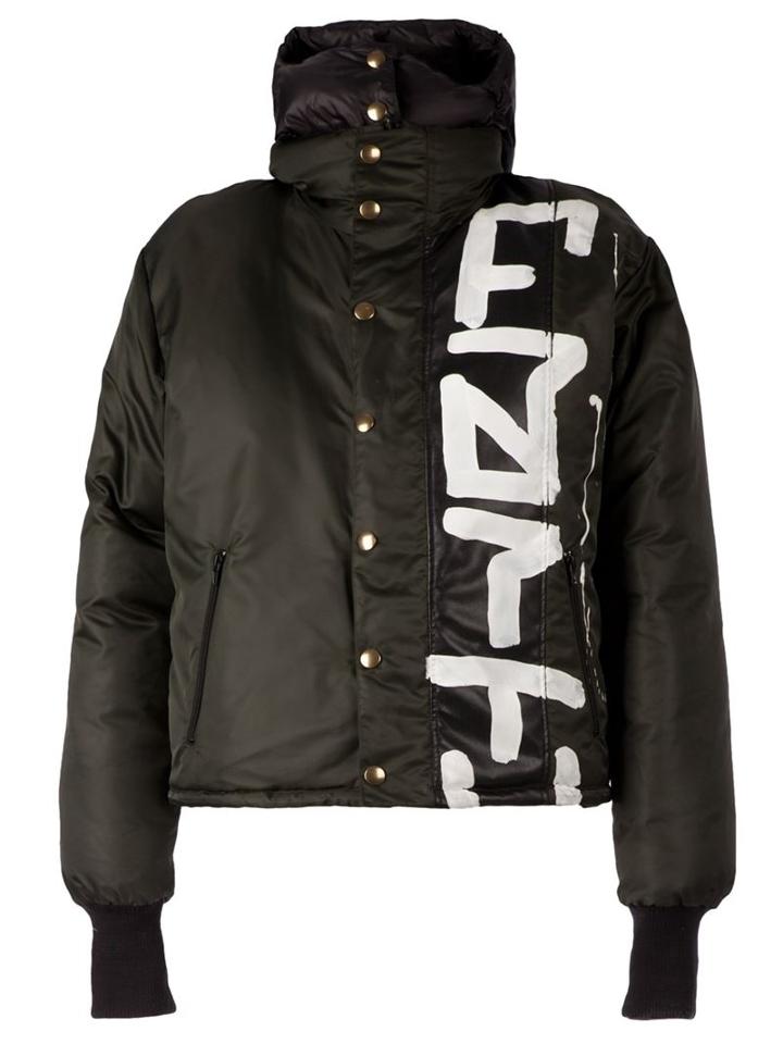 Faith Connexion Funnel Neck Jacket, Men's, Size: Small, Green, Feather Down/polyamide/polyester/feather