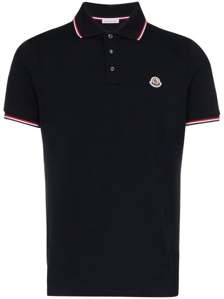 Moncler Monc Ss Polo Blk - Black