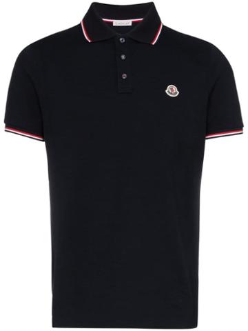 Moncler Monc Ss Polo Blk - Black