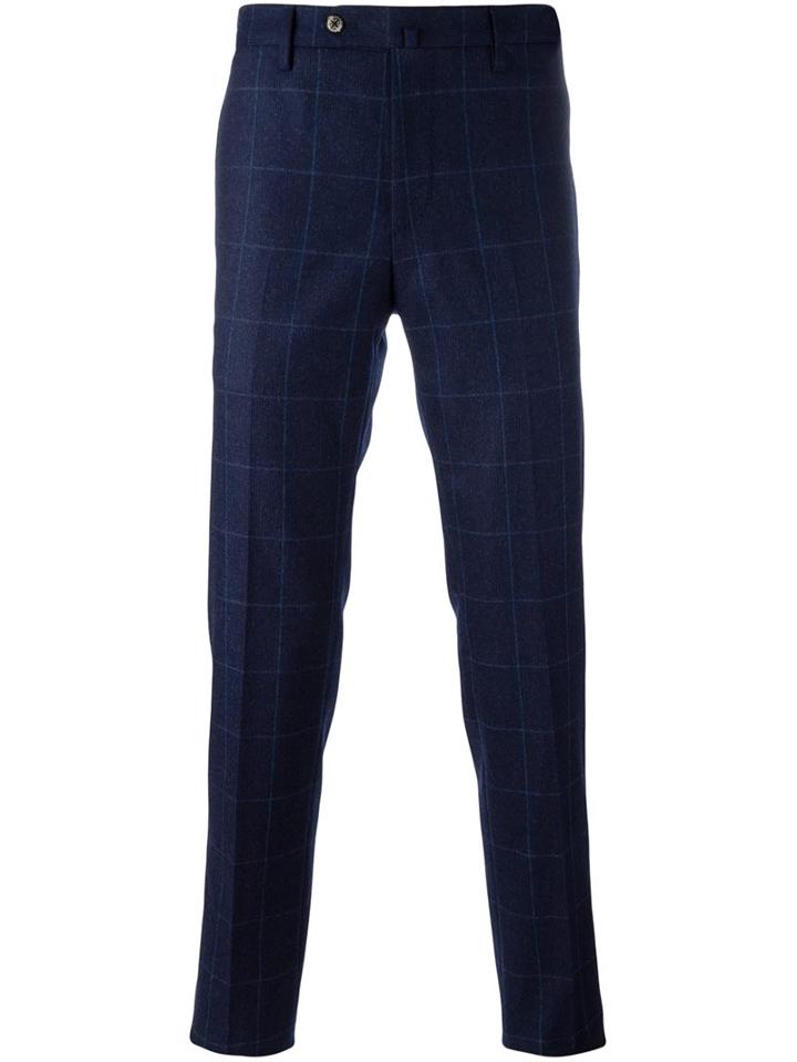 Pt01 Tonal Check Trousers