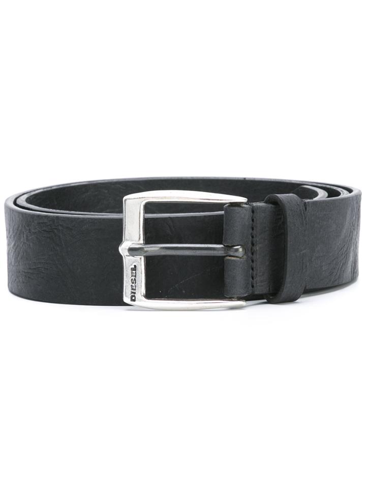 Diesel Buckled Belt - Black