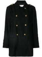 Red Valentino Classic Fitted Coat - Black