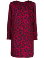 Boutique Moschino Leopard Pattern Mini Dress - Pink