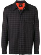 Ps By Paul Smith Check Pattern Shirt Jacket - Blue
