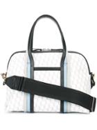Pierre Hardy Rally Tote, Women's, White, Calf Leather/canvas