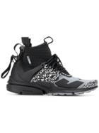 Nike Acronym X Nike Presto Mid Sneakers - Black