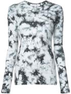 Proenza Schouler Pswl Tie Dye Rib Top - White