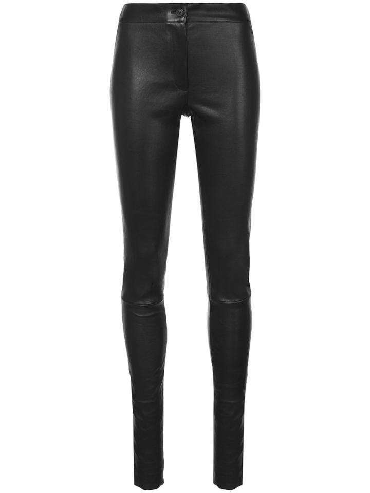 Ann Demeulemeester Skinny Fit Trousers - Black