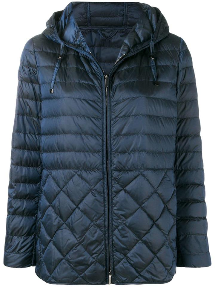 Max Mara Short Padded Jacket - Blue