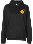 Callipygian Butterfly Oversized Hoodie - Black