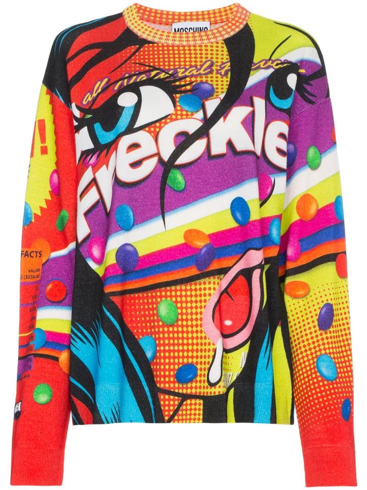 Moschino Freckle Print Jumper - Multicolour